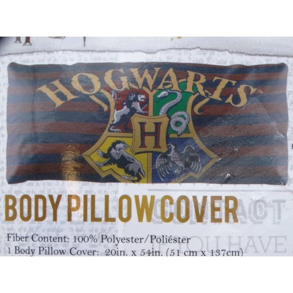 Jay Franco & Sons Bedding Harry Potter Body Pillow Cover Hogwarts